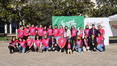 Equip FAS i voluntariat a la cursa solidària de La Marató de TV3.